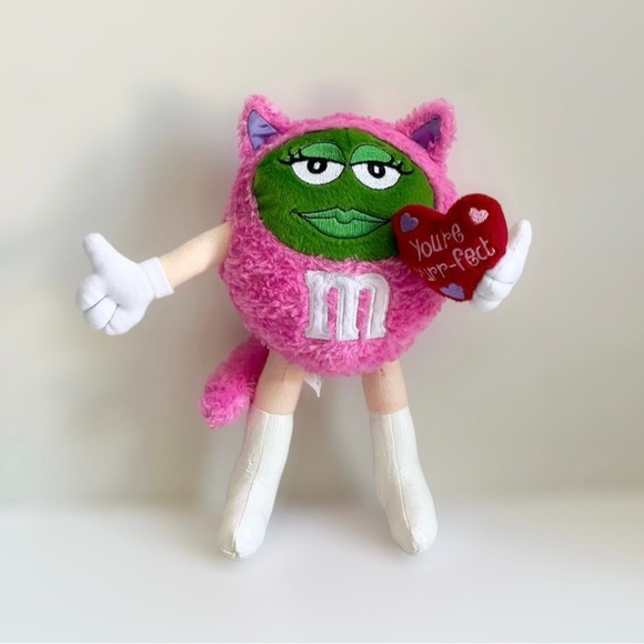 4X 2002 2004 M&M’s Mars Dracula Frog Dog Cat Halloween 9” Candy Plush Toys - Picture 9 of 12